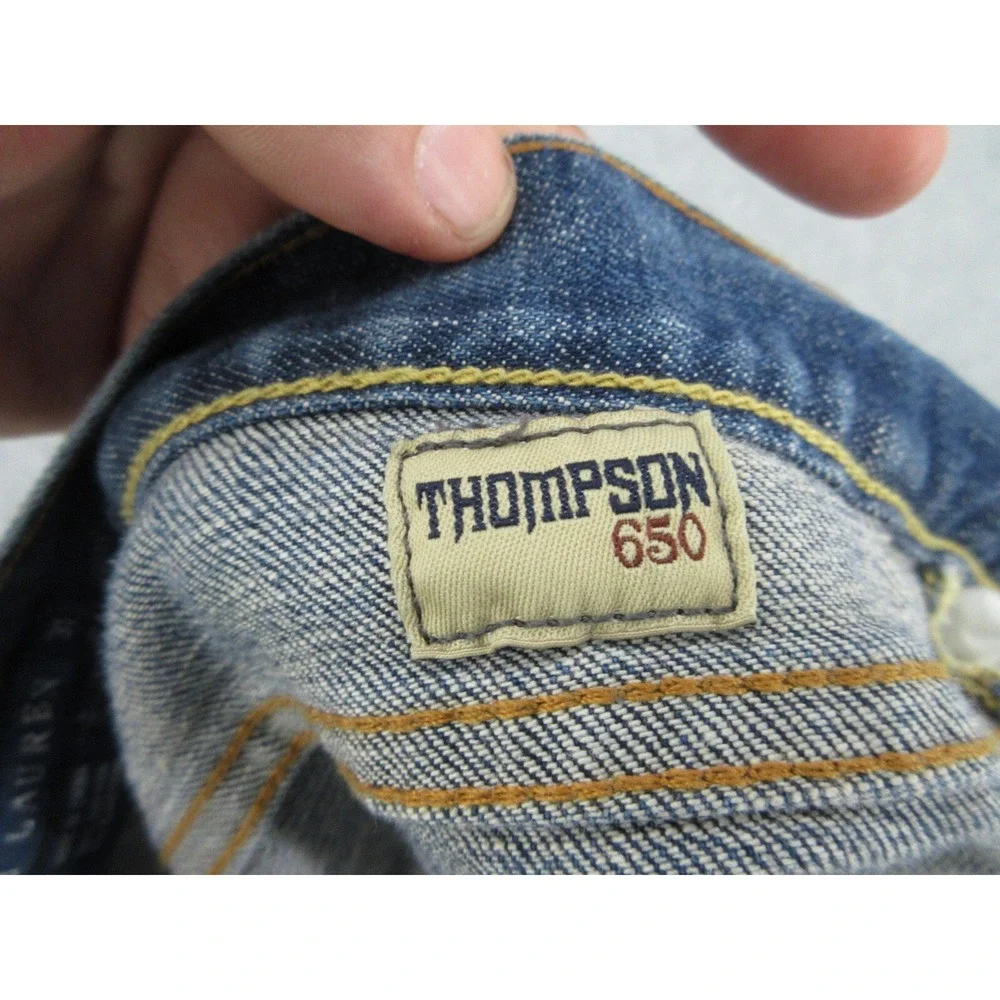 Ralph Lauren Blue Label Mens Jeans Thompson 650 Blue Med. Wash Stretch Denim 31